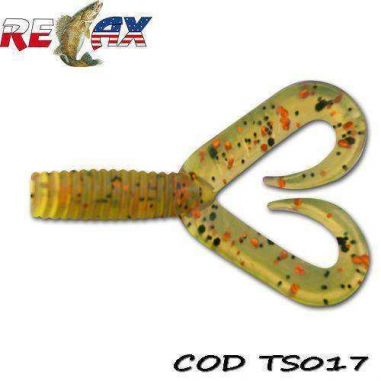 Twister Relax 4,5cm Double Tail Standard 017 (25buc) Relax