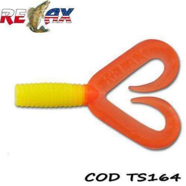 Twister Relax 4,5cm Double Tail Standard 164 (25buc) Relax
