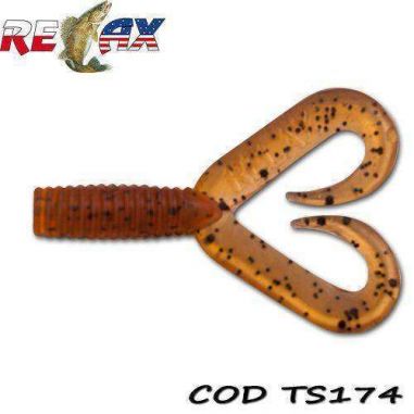 Twister Relax 4,5cm Double Tail Standard 174 (25buc) Relax